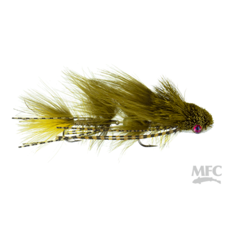 Montana Fly Company MFC Galloup's Two-Tone Dungeon - Olive/Yellow