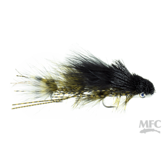 Montana Fly Company MFC Galloup's Two-Tone Dungeon - Black/Olive