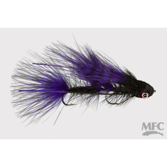 Montana Fly Company MFC Galloup's Barred Mini Dungeon - Black/Purple