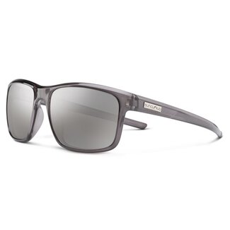 SunCloud Suncloud Respek Transparent Gray with Polarized Silver Mirror Lenses