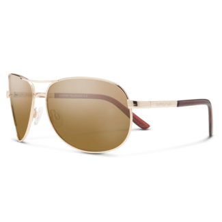 SunCloud Suncloud Aviator Gold with Polarized Brown Lenses