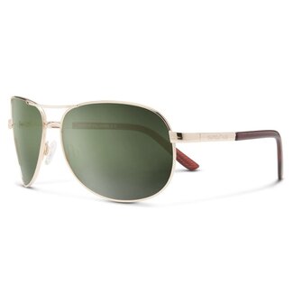 SunCloud Suncloud Aviator Gold with Polarized Gray Green Lenses