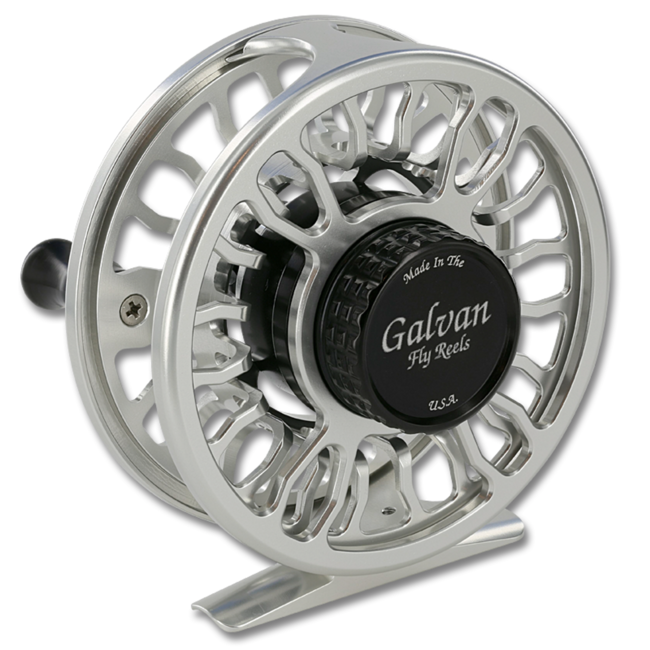 Galvan Grip 5 Fly Reel Clear with Black - The Painted Trout