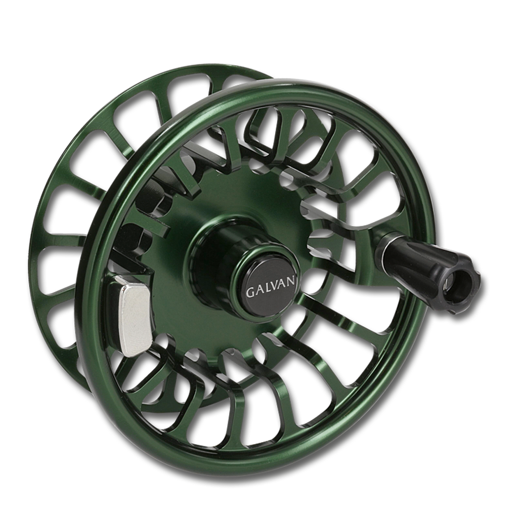 Galvan Torque T-5 Fly Reel Green - The Painted Trout