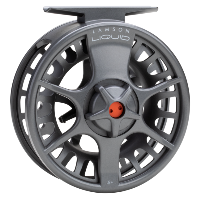 Waterworks-Lamson Liquid 2/3/4 Fly Reel Smoke - The Painted Trout