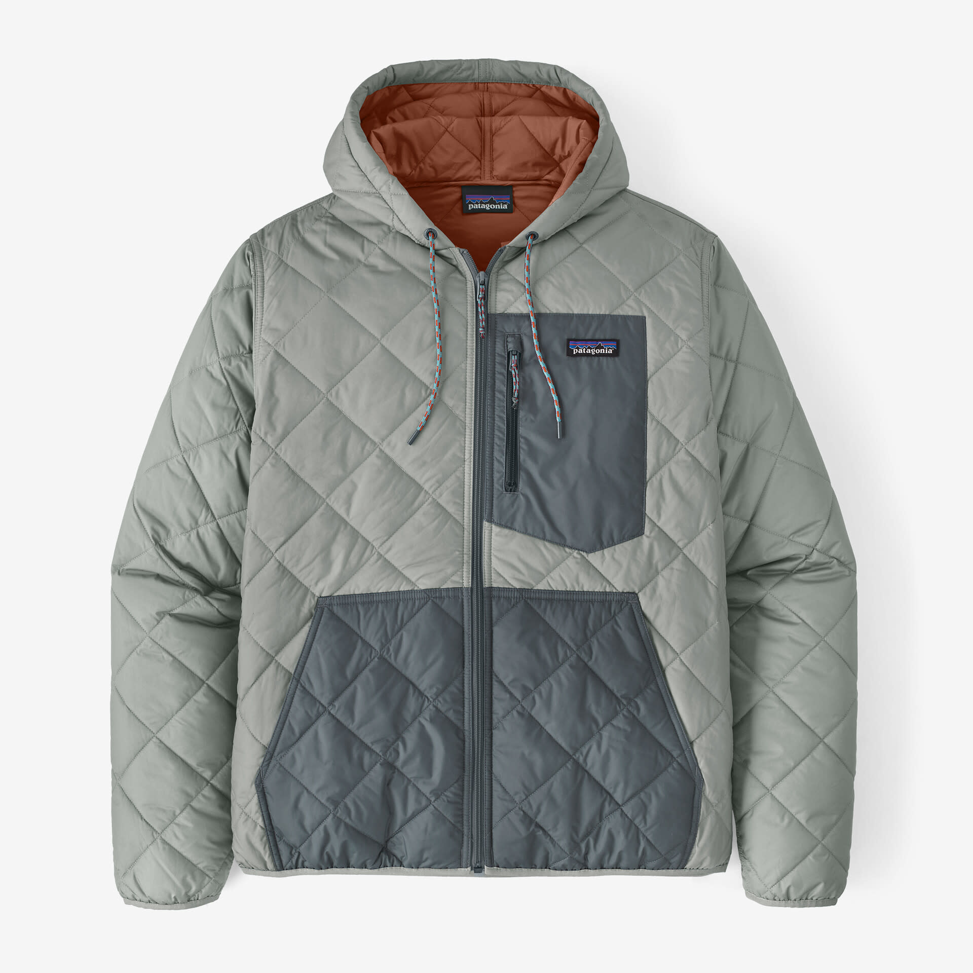 Patagonia Men's Diamond Quilted Bomber Hoody The Painted Trout
