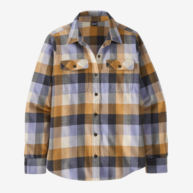 Patagonia Women s Long Sleeved Organic Cotton Midweight Fjord Flannel Shirt