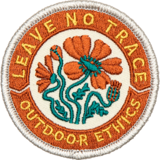 The Landmark Project The Landmark Project Leave No Trace Outdoor Ethics Embroidered Patch