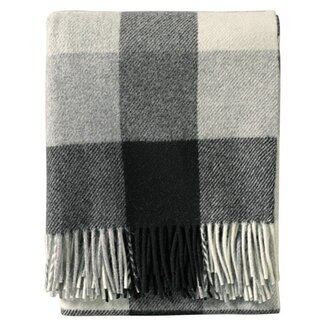 Pendleton Pendleton Eco-Wise Easy Care Wool Fringed Throw - Black/Ivory