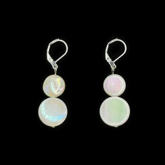 Sea Lily Sea Lily White Mother of Pearl Earring