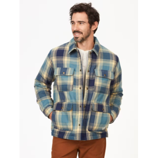 Marmot Marmot Men’s Ridgefield Sherpa Flannel Shirt Jacket