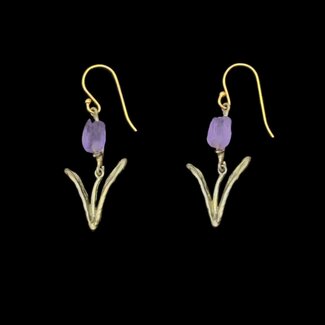 Michael Michaud Design Michael Michaud Purple Tulip Earrings - Wire Drop