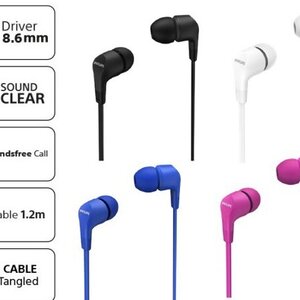 Philips TAE1105 In-Ear Wired Earphones
