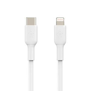 Belkin BOOST↑CHARGE™ USB-C to Lightning Cable (1m / 3.3ft, White) Belkin BOOST↑CHARGE™ USB-C to Lightning Cable (1m / 3.3ft, White)