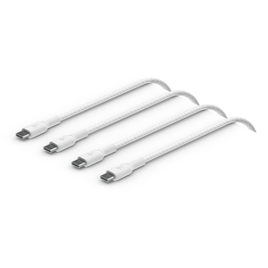 Belkin Braided USB-C to USB-C Cable 60W (1m / 2 pack) White