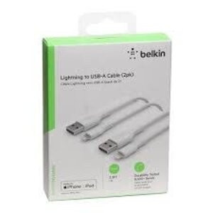 Belkin Lightning to USB-A Cable 1M  (2 Pack)