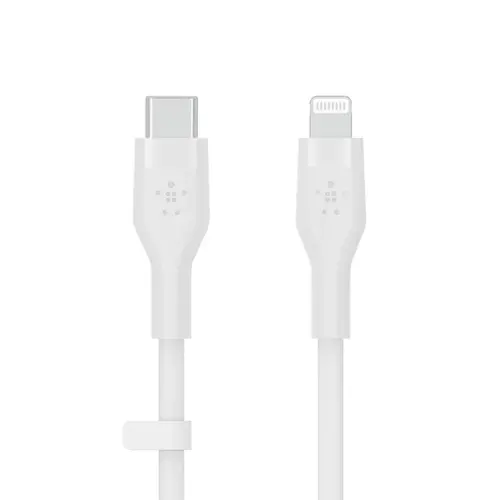 Belkin BoostCharge Flex USB-C Cable with Lightning 2m White Belkin BoostCharge Flex USB-C Cable with Lightning 2m White
