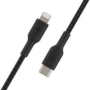 Belkin BoostCharge Braided USB-C to Lightning Cable 2m