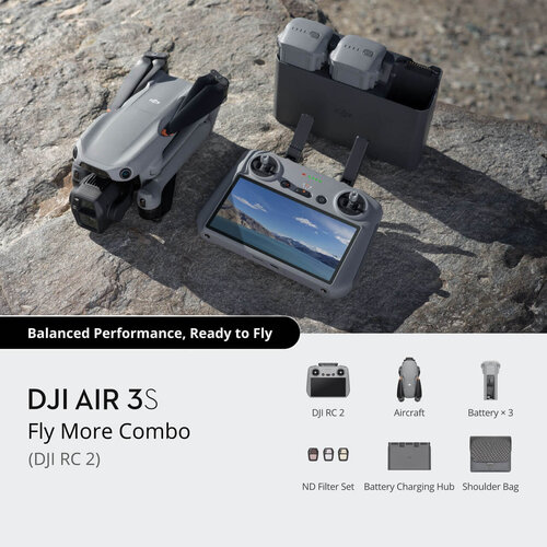 DJI Air 3S Fly More Combo (DJI RC2)