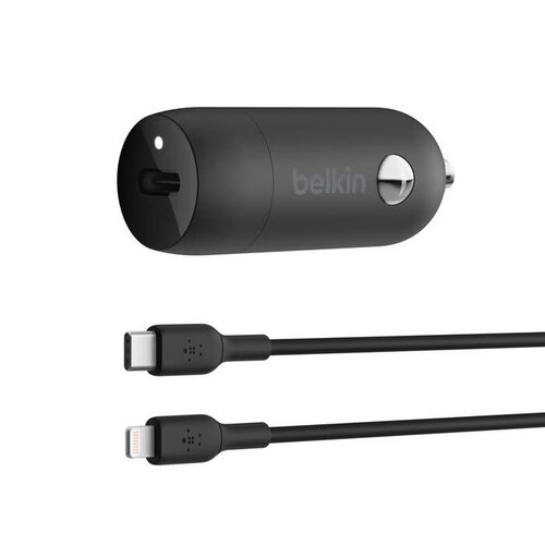 Belkin BoostCharge 30W USB-C Car Charger + USB-C to Lightning Belkin BoostCharge 30W USB-C Car Charger + USB-C to Lightning