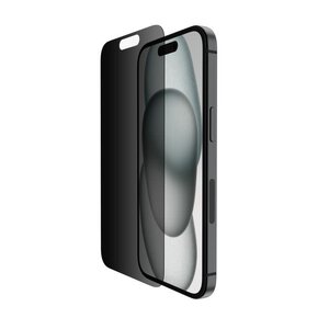 Belkin ScreenForce TemperedGlass Privacy Treated Screen Protector for iPhone 16 / iPhone 15 / iPhone 14 Pro