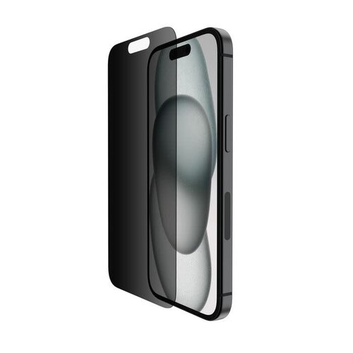 Belkin ScreenForce TemperedGlass Privacy Treated Screen Protector for iPhone 16 / iPhone 15 / iPhone 14 Pro Belkin ScreenForce TemperedGlass Privacy Treated Screen Protector for iPhone 16 / iPhone 15 / iPhone 14 Pro