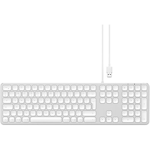 Satechi Aluminium USB Wired Keyboard with Numeric Keypad Satechi Aluminium USB Wired Keyboard with Numeric Keypad