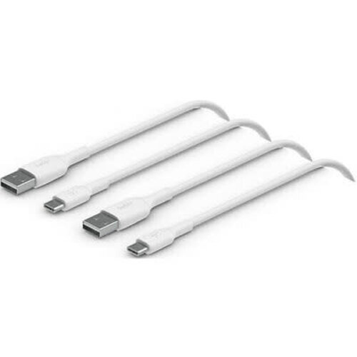Belkin USB-C to USB-A Cable 2 Pack (1m / 3.3ft, White) Belkin USB-C to USB-A Cable 2 Pack (1m / 3.3ft, White)
