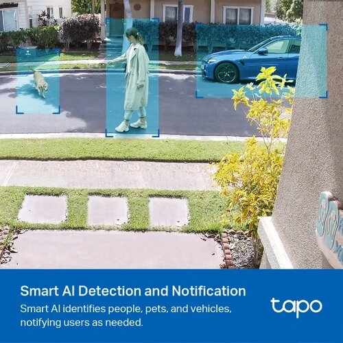 TP-Link Tapo C420S2 Smart Wire-Free Security Camera System, 2-Camera System