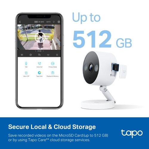 TP-Link Tapo C120 Tapo Indoor/Outdoor Wi-Fi Home Security Camera