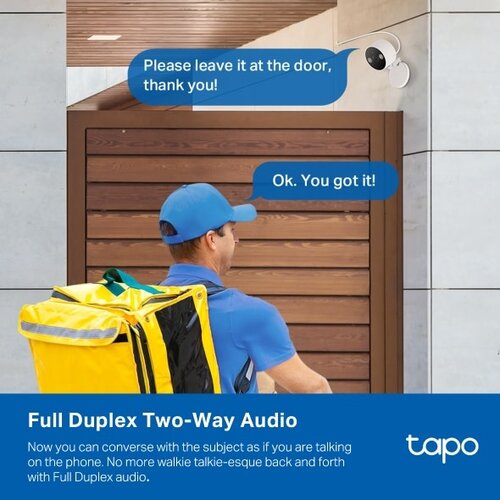 TP-Link Tapo C120 Tapo Indoor/Outdoor Wi-Fi Home Security Camera