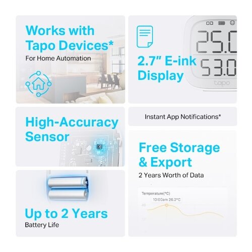 TP-Link Tapo T315 Smart Temperature & Humidity Monitor