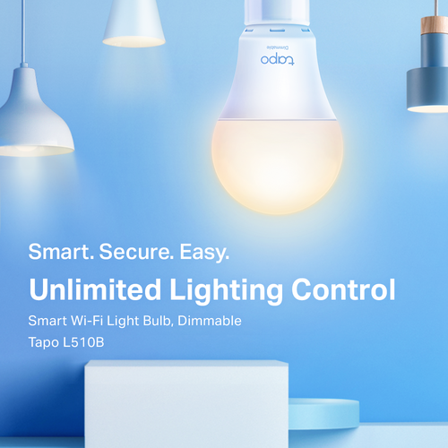 TP-Link Tapo L510B Smart Wi-Fi Light Bulb, Dimmable