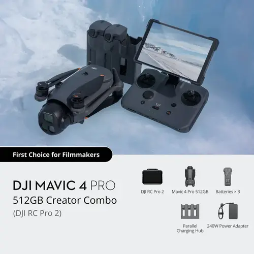 DJI Mavic 4 Pro 512GB Creator Combo (DJI RC Pro 2) DJI Mavic 4 Pro 512GB Creator Combo (DJI RC Pro 2)