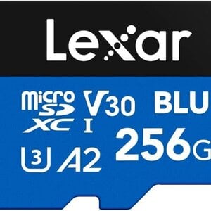 Lexar Lexar® BLUE PLUS microSDXC UHS-I Card 160MB/s 256GB Lexar Lexar® BLUE PLUS microSDXC UHS-I Card 160MB/s 256GB