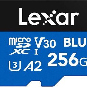 Lexar Lexar® BLUE PLUS microSDXC UHS-I Card V30 170MB/s 256GB Lexar Lexar® BLUE PLUS microSDXC UHS-I Card V30 170MB/s 256GB