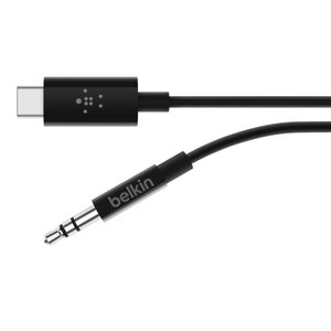Belkin RockStar™ 3.5mm Audio Cable with USB-C™ Connector 0.9m