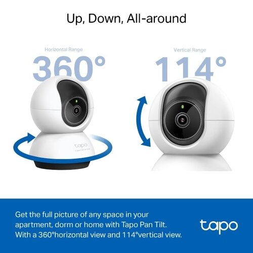 TP-Link Pan/Tilt AI Home Security Wi-Fi Camera 2K