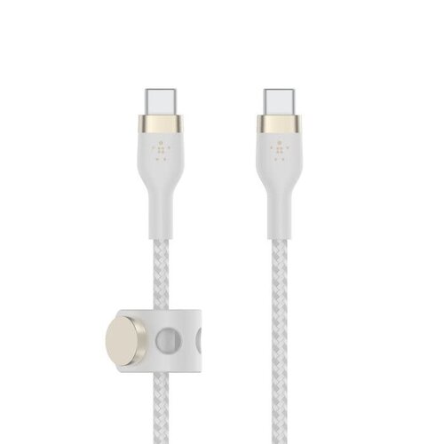 Belkin BoostCharge Pro Flex USB-C to USB-C Cable 60W 2m White