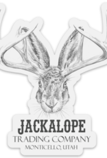 Sticker Mule Jackalope Head Stickers