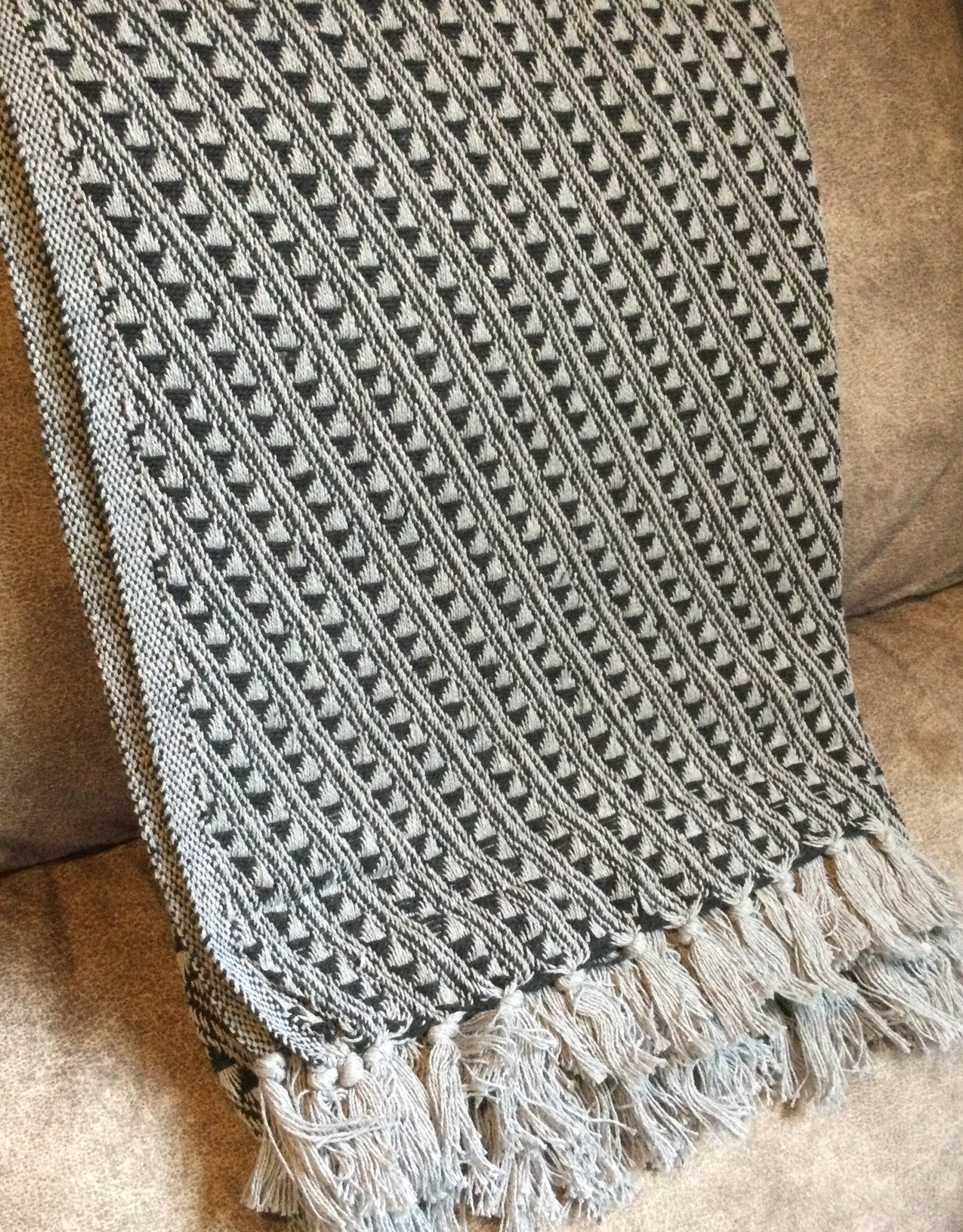 Blanket, Patterned Cotton Throw