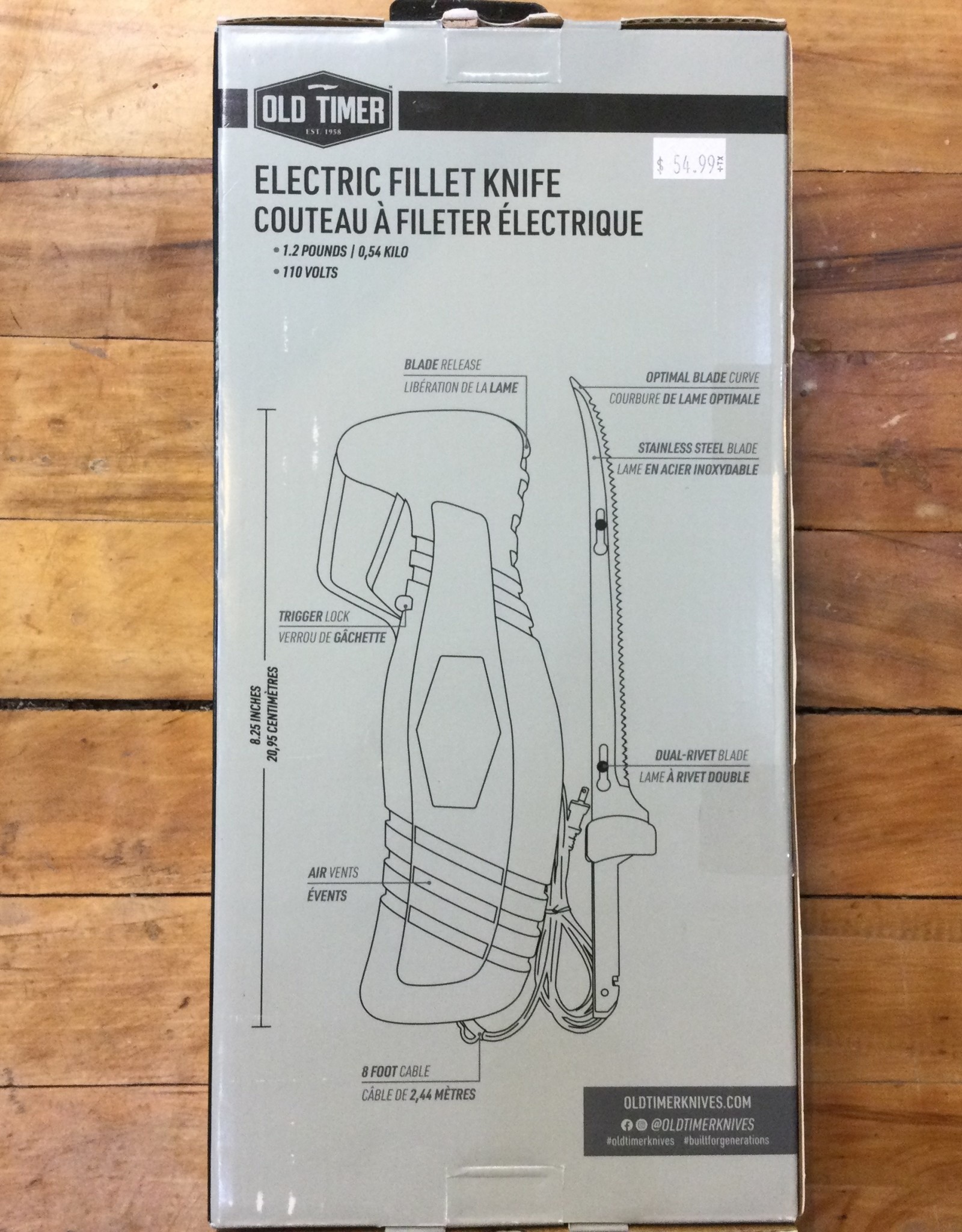 Old Timer Electric Fillet Knife - Jackalope Trading Company