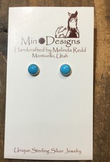 Min*Designs Earrings, Plain Bezel Post