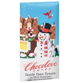 Chocolove Candy Cane Crunch Dark Chocolate Bar