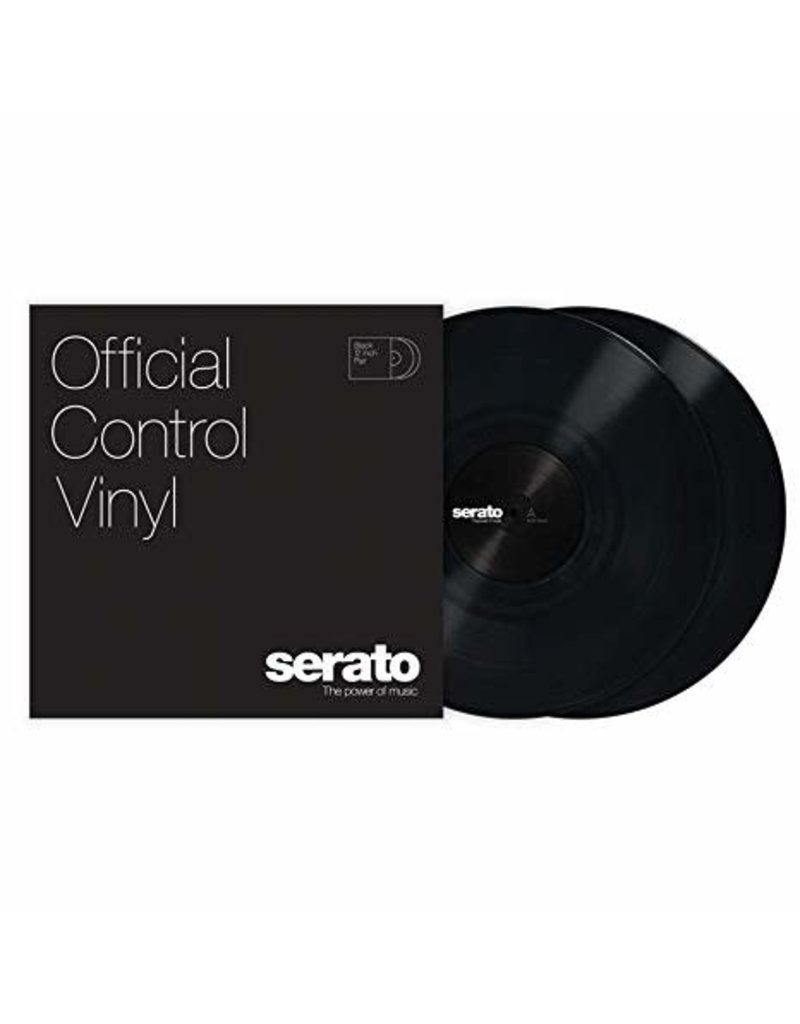 Black Serato 12" Control Vinyl  (Pair)