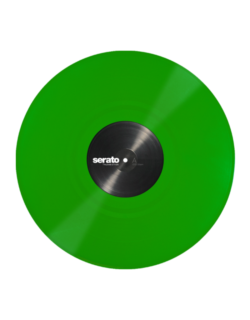 12" Green Serato Control Vinyl Pair (Pair)