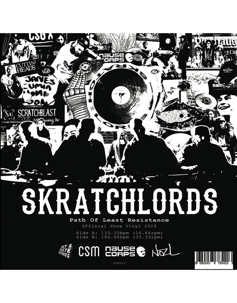 Cut & Paste Path of Least Resistance: The Skratchlords 12" Scratch Record - Cut & Paste Records
