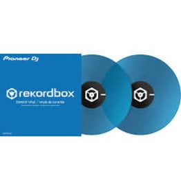 12" Blue Control Vinyl for Rekordbox DJ (Pair)- Pioneer DJ