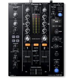 DJM-450: 2-channel DJ Mixer with Onboard 24-bit Audio Interface, 3-band EQs, Magvel Faders, Sound Color FX, Beat FX, and rekordbox dj/rekordbox DVS Software- Pioneer DJ