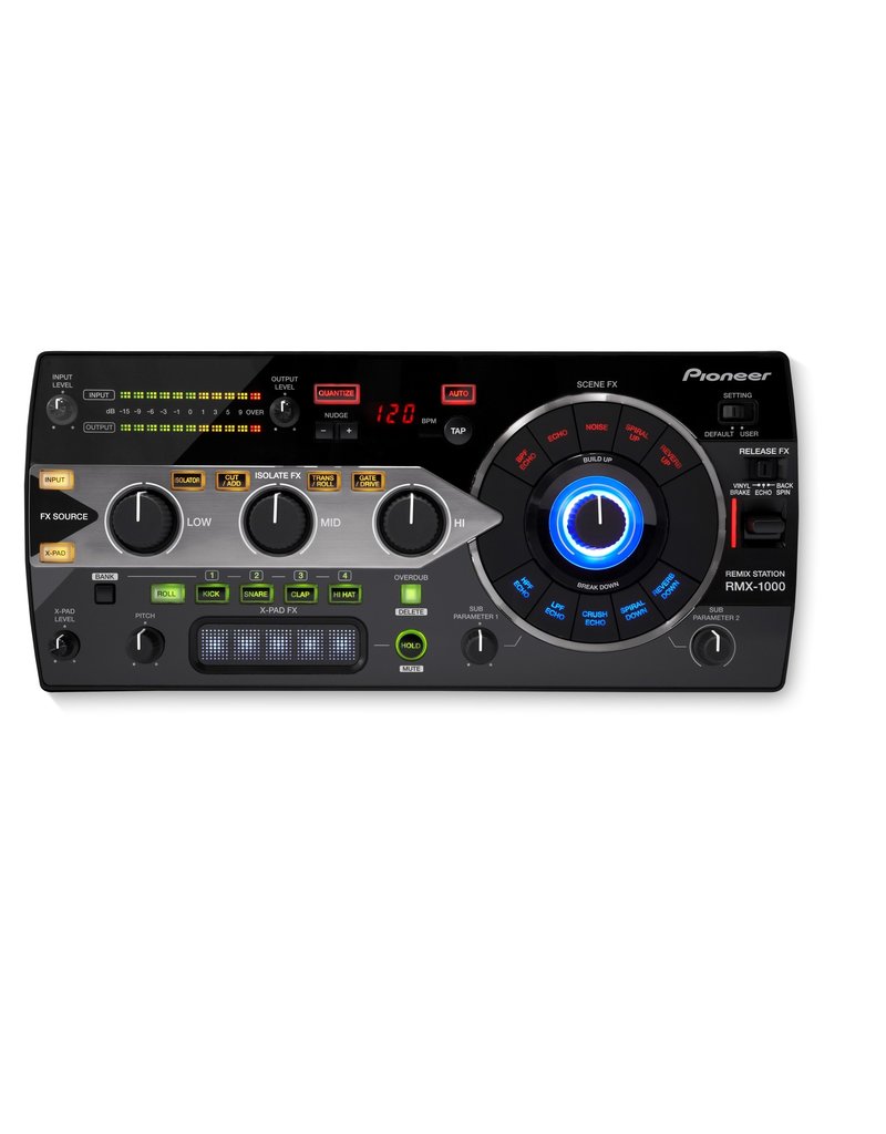 *PRE-ORDER* RMX-1000 3-in-1 Remix Station for Editing, Performing and Controlling for VST/AU/RTAS Plug-ins (Black) - Pioneer DJ